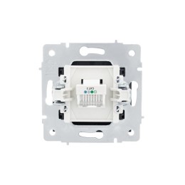 Розетка телефонная СП Vesna евро стандарт механизм черн. бархат LEZARD 742-4288-137