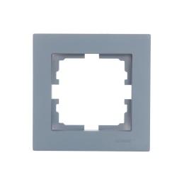 Рамка 1-местн. горизонт. VESNA графит (20шт/240шт) LEZARD 742-3400-146