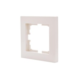 Рамка 1-местн. горизонт. VESNA кремов. LEZARD 742-0300-146