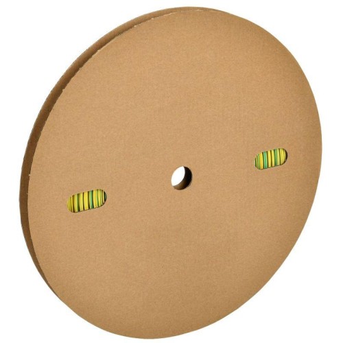 Трубка термоусадочная ТТУ нг-LS 6/3 желт./зел. (уп.200м) IEK UDRS-D6-100-K52