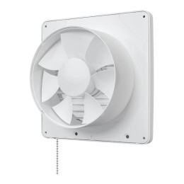 Вентилятор вытяжной осевой D150 с антимоскит. сеткой шнур. тягов. выключателем ERA 6-02