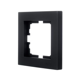 Рамка 1-местн. горизонт. VESNA черн. бархат LEZARD 742-4200-146