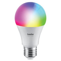 Лампа светодиодная эл. Smart Home LSH11/A60/RGBСW/Е27/WIFI 11Вт Е27 RGB+DIM+CW 220В WiFi Camelion 14