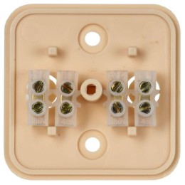 Коробка распаячная ОП 50х50х20 IP20 КМ41206-04 (4 клем. 3кв.мм) сосна IEK UKO10-050-050-020-K34