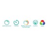 Лампа светодиодная эл. Smart Home LSH7/G45/RGBСW/Е27/WIFI 7Вт Е27 RGB+DIM+CW 220В WiFi Camelion 1450