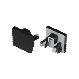 Заглушка SL-MINI-10 BLACK глухая пластик (комплект) Arlight 049414