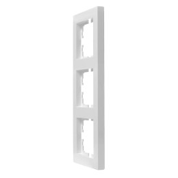Рамка 3-местн. вертик. VESNA бел. LEZARD 742-0200-153