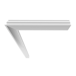 Светильник Universal-Line L-поворот 650х650х69 38Вт 3000К IP40 правый/левый встраив. RAL9003 бел. му