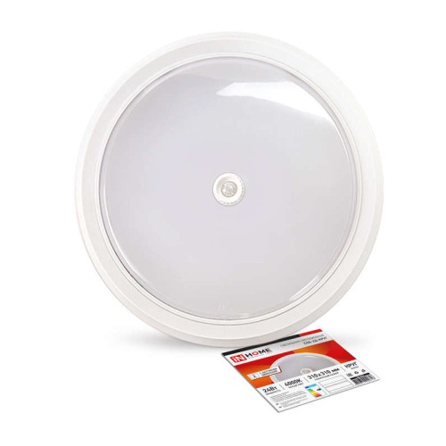 Светильник светодиодный СПБ-2Д-КРУГ 24Вт 4000К 1700лм 230В 310мм с датчиком бел. IN HOME 46906120207