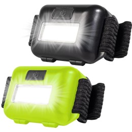 Фонарь налобный H8-2хL1W 1Вт СОВ 100лм (комплект 2х фонарей в блист.) 4режима:100%/50%/мигающий/SOS