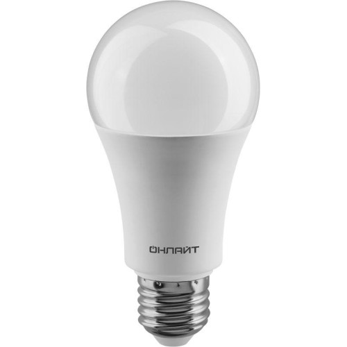 Лампа светодиодная 90 407 OLL-A60-27-230-4K-E27 (PRO 90-240В) ОНЛАЙТ 90407