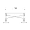 Конструкция опорная для установки оборудования TECHNORAPTOR FOOT 2000х1200 HD КМ TR0246