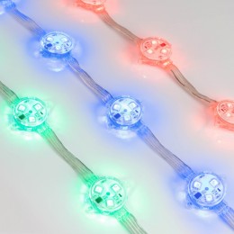 Arlight Модуль управляемый DMX-B3-D30 12V RGB (0.72W, IP68, 140 deg) (Пластик, 3 года)