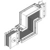 Секция Z-образ. вверх н/2 1000А Al 3L+N+PER НК IP55 тран. IEK LB-1000A4-25-F-ZUF