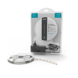 Лента светодиодная Basic 2835/60-SMD 6Вт/м 4000К нейтр. бел. IP65 600лм/м 12В 8мм драйвер (уп.5м) GA