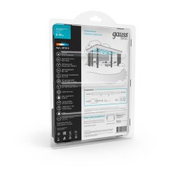 Лента светодиодная Basic 2835/60-SMD 6Вт/м 4000К нейтр. бел. IP65 600лм/м 12В 8мм драйвер (уп.5м) GA