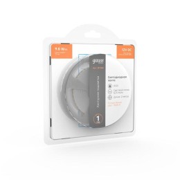 Лента светодиодная Basic 2835/120-SMD 9.6Вт/м 3000К тепл. бел. IP20 624лм/м 12В 8мм (уп.2м) GAUSS BT