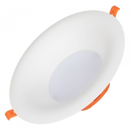 Arlight Светильник MS-BLIZZARD-BUILT-R215-20W Warm3000 (WH, 100 deg, 230V) (IP20 Металл, 3 года)