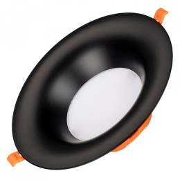 Arlight Светильник MS-BLIZZARD-BUILT-R215-20W Warm3000 (BK, 100 deg, 230V) (IP20 Металл, 3 года)
