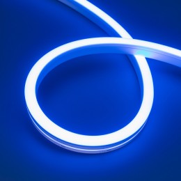 Arlight Лента герметичная MOONLIGHT-SIDE-A140-12x17mm 24V Blue (8 W/m, IP67, 2835, 5m, wire x1) (8 В