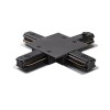 Коннектор X-образный PTR/R CX-BL встраив. шинопровод черн. Pro JazzWay 5031937