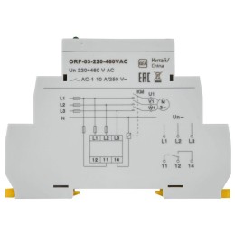 Реле фаз ORF 03 3ф 220-460В AC IEK ORF-03-220-460VAC
