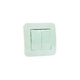 Выключатель 2-кл. СП Lillium N 10А IP20 бел. Makel 55003