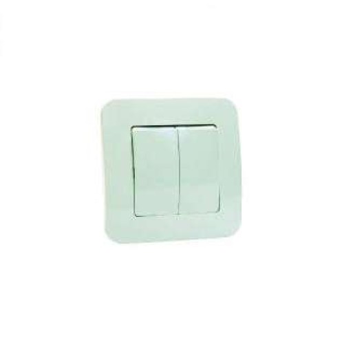 Выключатель 2-кл. СП Lillium N 10А IP20 бел. Makel 55003
