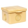 Коробка распаячная КМР-030-037 пылевлагозащ. 65х65х50 без мембранных вводов свет. дерево EKF plc-kmr