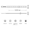 Лента светодиодная Basic 5050/30-SMD 6Вт/м RGBW IP20 390лм/м 12В 10мм драйвер (уп.5м) GAUSS BT011