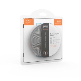Лента светодиодная Basic 5050/60-SMD 10Вт/м 3000К тепл. бел. IP20 700лм/м 12В 10мм (уп.1м) GAUSS BT0
