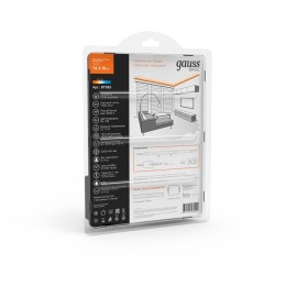 Лента светодиодная Basic 2835/120-SMD 14.4Вт/м 3000К тепл. бел. IP20 1400лм/м 12В 8мм драйвер (уп.5м