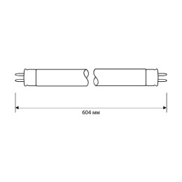 Лампа люминесцентная FT8-18W/54 18Вт T8 6500К G13 Camelion 3005