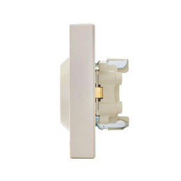 Розетка 2-м СП VESNA с заземл. со шторками ПБТ жемчуж./бел. перламутр LEZARD 742-3000-178B