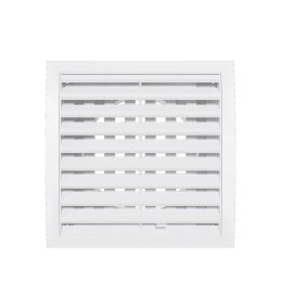 Решетка вентиляционная регулируемая 150х150 с фланцем D100 ERA 1515RRP10F
