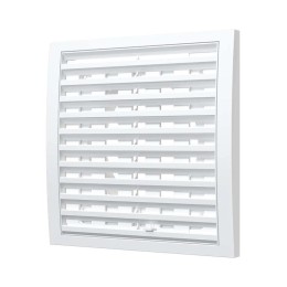 Решетка вентиляционная регулируемая 200х200 с фланцем D125 ERA 2020RRP12.5F
