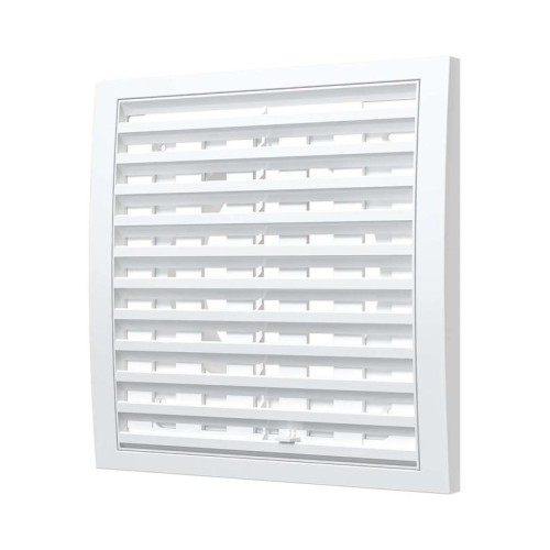 Решетка вентиляционная регулируемая 200х200 с фланцем D125 ERA 2020RRP12.5F