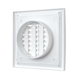 Решетка вентиляционная регулируемая 200х200 с фланцем D125 ERA 2020RRP12.5F