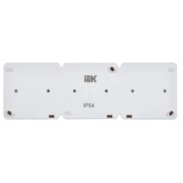 Розетка 3-м ОП Гермес Plus РСб23-3-ГПБб 16А IP54 с заземл. с крышкой бел. IEK ERMP32-K01-16-54-EC