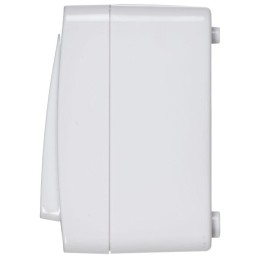 Розетка 3-м ОП Гермес Plus РСб23-3-ГПБб 16А IP54 с заземл. с крышкой бел. IEK ERMP32-K01-16-54-EC