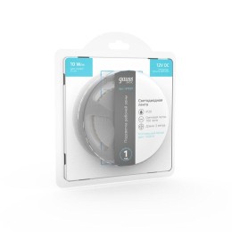 Лента светодиодная Basic 2835/120-SMD 10Вт/м 4000К нейтр. бел. IP20 700лм/м 12В 8мм (уп.2м) GAUSS BT