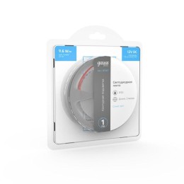 Лента светодиодная Basic 2835/120-SMD 9.6Вт/м син. IP20 624лм/м 12В 8мм (уп.3м) GAUSS BT067