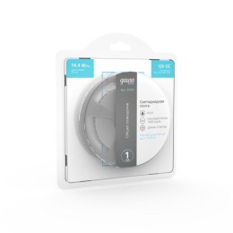 Лента светодиодная Basic 2835/120-SMD 14.4Вт/м 4000К нейтр. бел. IP20 1400лм/м 12В 8мм (уп.2м) GAUSS