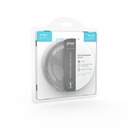 Лента светодиодная Basic 2835/120-SMD 10Вт/м 4000К нейтр. бел. IP20 700лм/м 12В 8мм (уп.3м) GAUSS BT