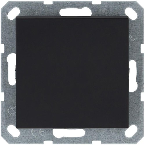 Выключатель 1-кл. 10А IP20 механизм черн. матовый soft touch Jasmart G3011PB
