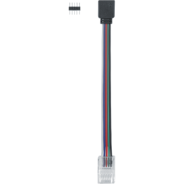 Коннектор для гибкого соединения RGBW СД ленты 93 292 NLSC-RGBW10mm-PCRGBW-W-PC-IP20 (уп.5шт) NAVIGA