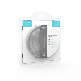 Лента светодиодная Basic 2835/120-SMD 14.4Вт/м 4000К нейтр. бел. IP20 1400лм/м 12В 8мм (уп.3м) GAUSS