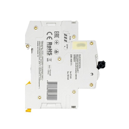 Выключатель автоматический модульный 1п C 5А M06N ARMAT IEK AR-M06N-1-C005