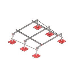 Конструкция опорная для установки оборудования TECHNORAPTOR FOOT 2000х2000 HD КМ TR0249