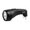 Фонарь аккумуляторный ручной AccuF2-L07-bk 7LED 2 режима: 100проц./25проц. аккум. 0.4А.ч выдвижная в